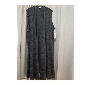 NWT. LuLaRoe XL Joy, heathered black and grey